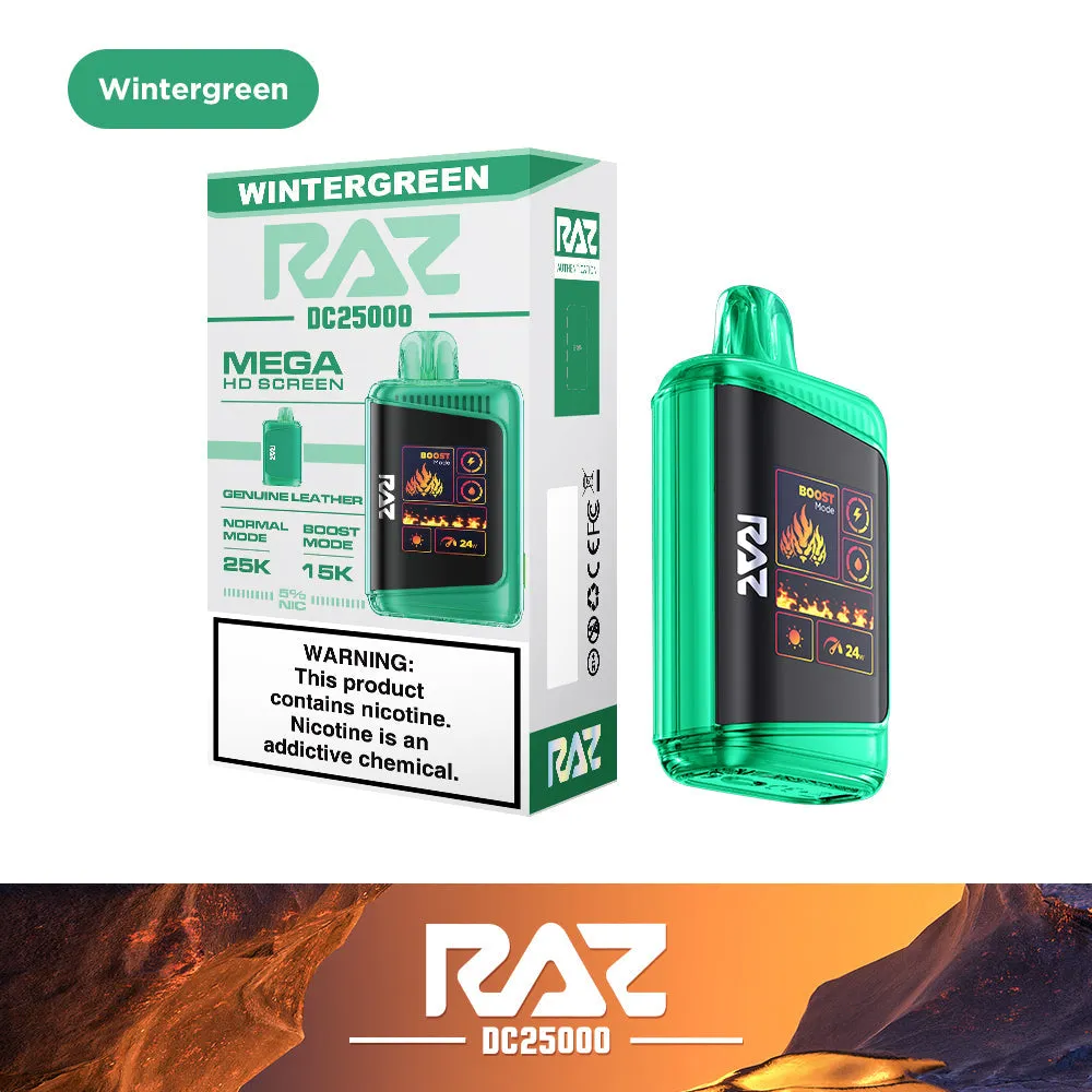 Raz DC25000 25K Puff Rechargeable Disposable Device – 25000 Puffs