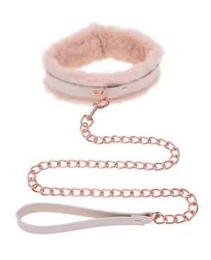 Sex & Mischief Peaches 'n CreaMe Fur Collar & Leash