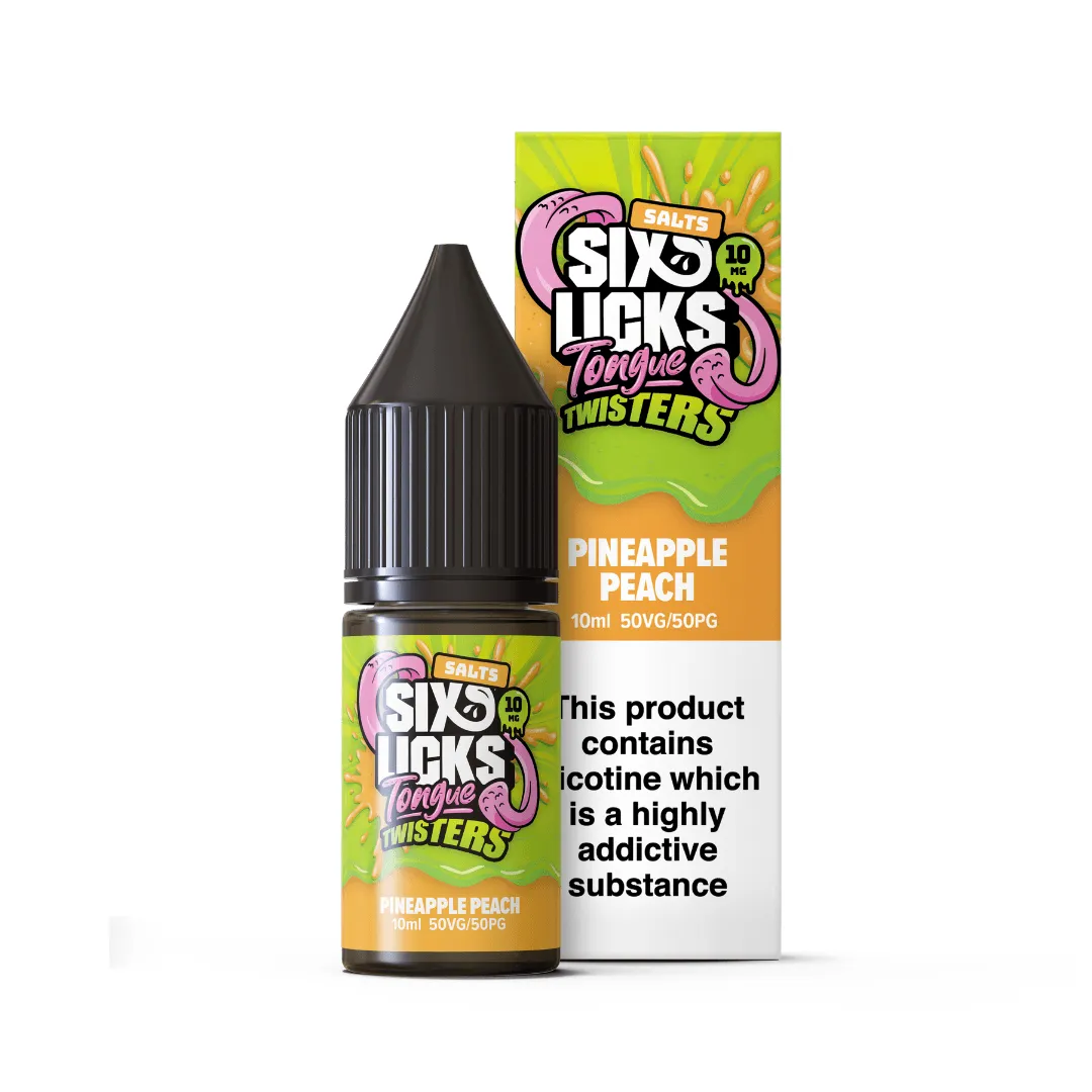 Six Licks Tongue Twisters 10ml Salt