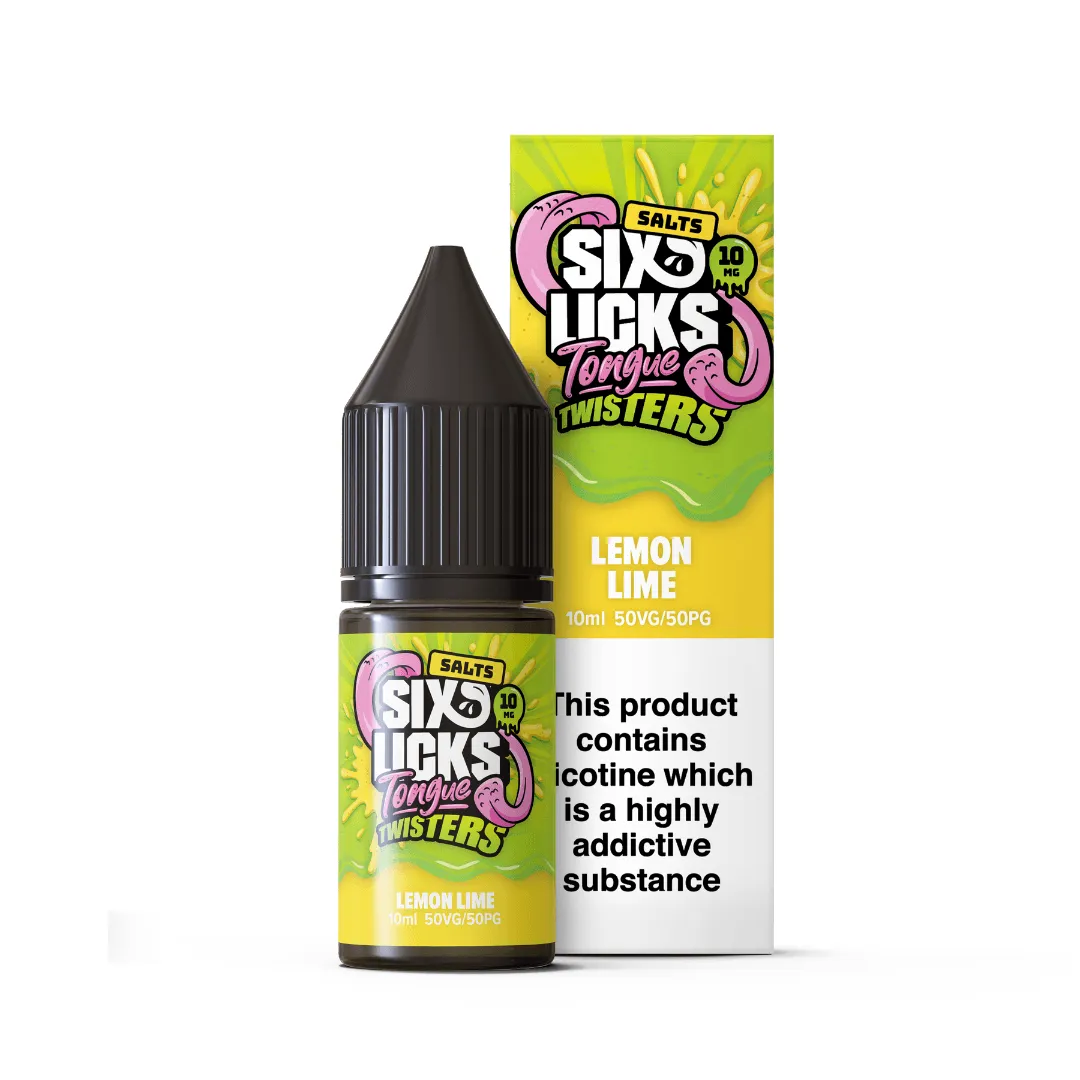 Six Licks Tongue Twisters 10ml Salt