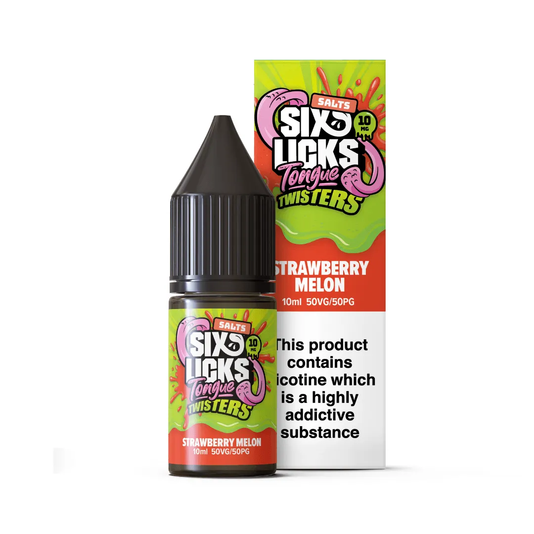 Six Licks Tongue Twisters 10ml Salt