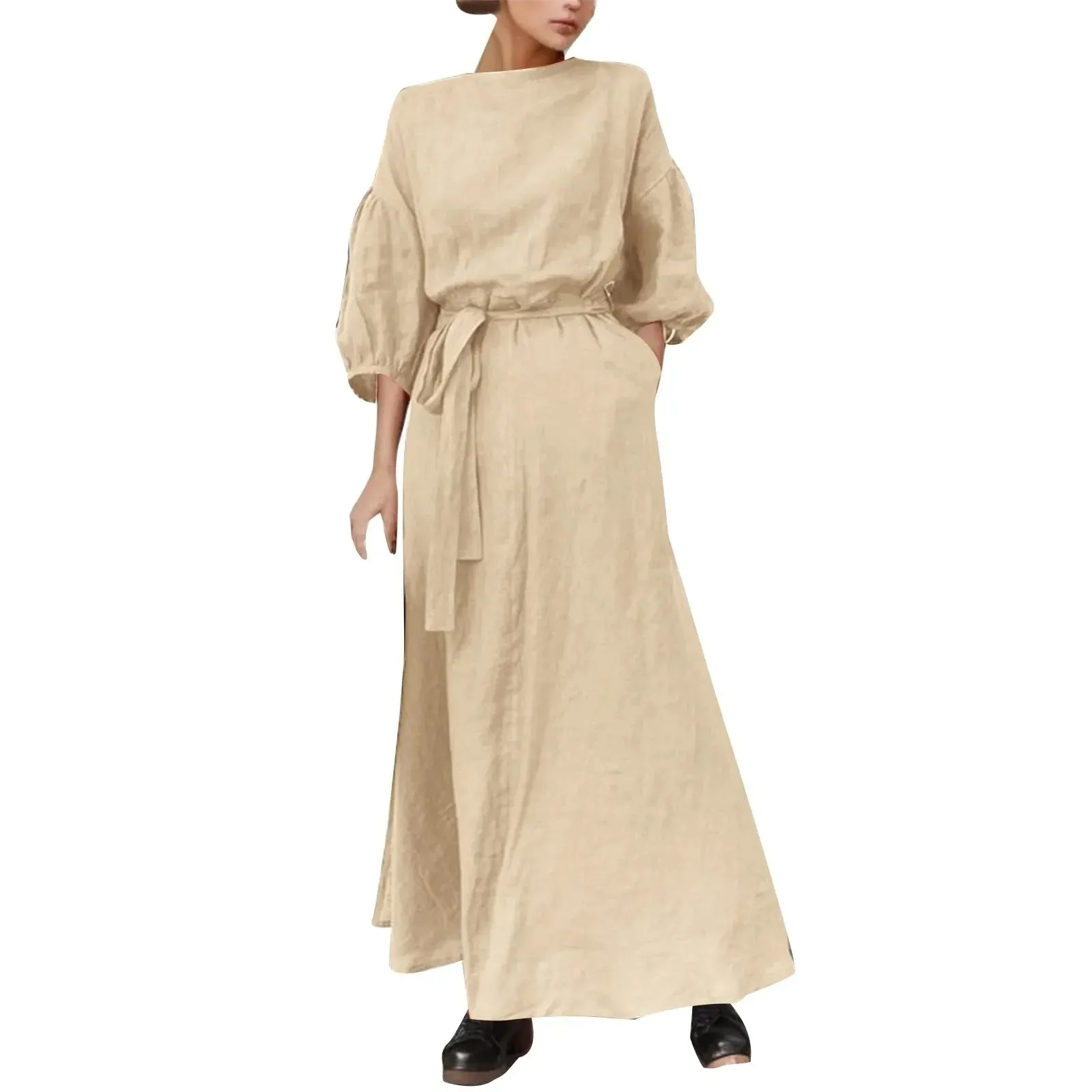 Sophisticated Chic Stylish Versatile Comfy Relaxed Casual Beachy Midi Elegant Dress