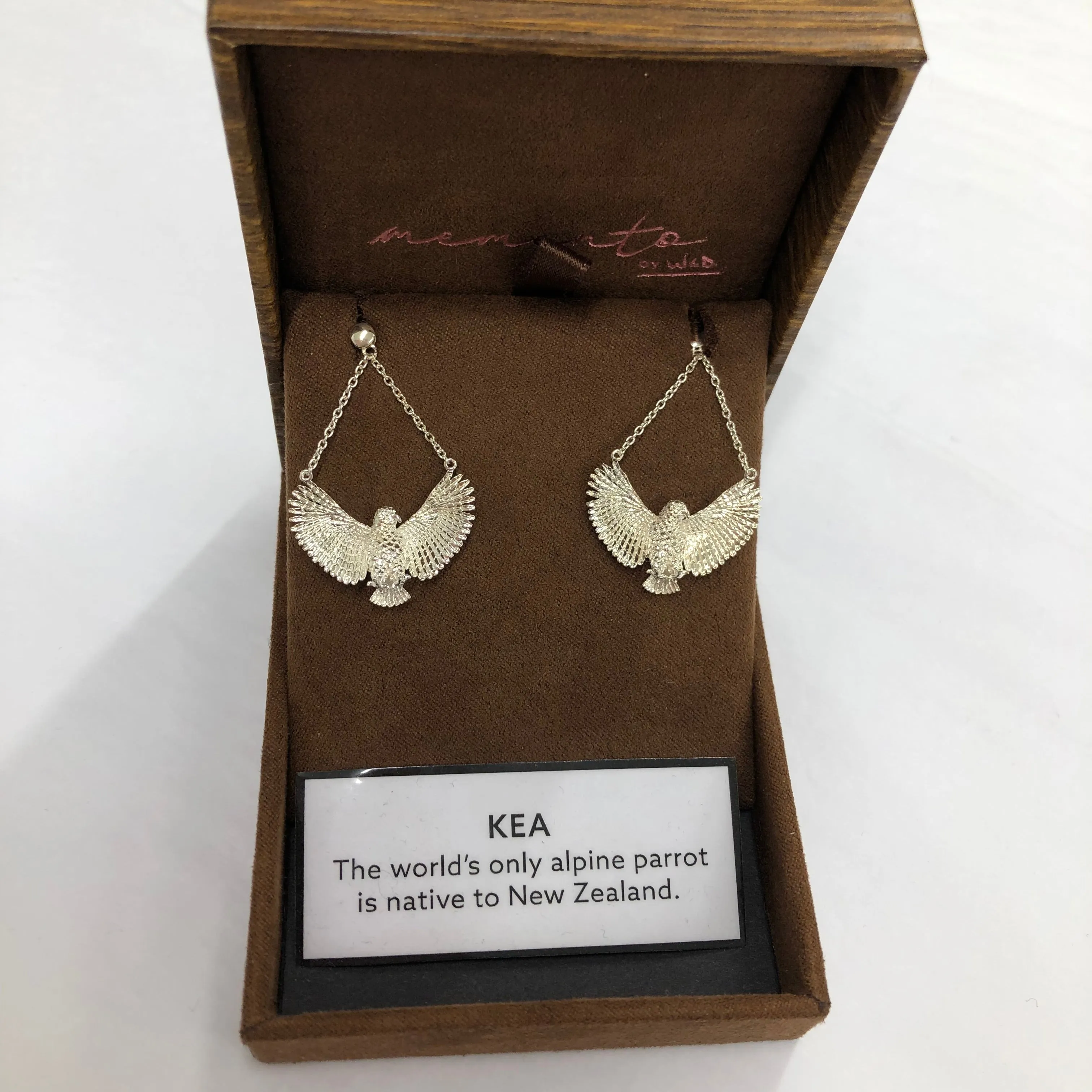 Stirling Silver Drop - Kea Earrings