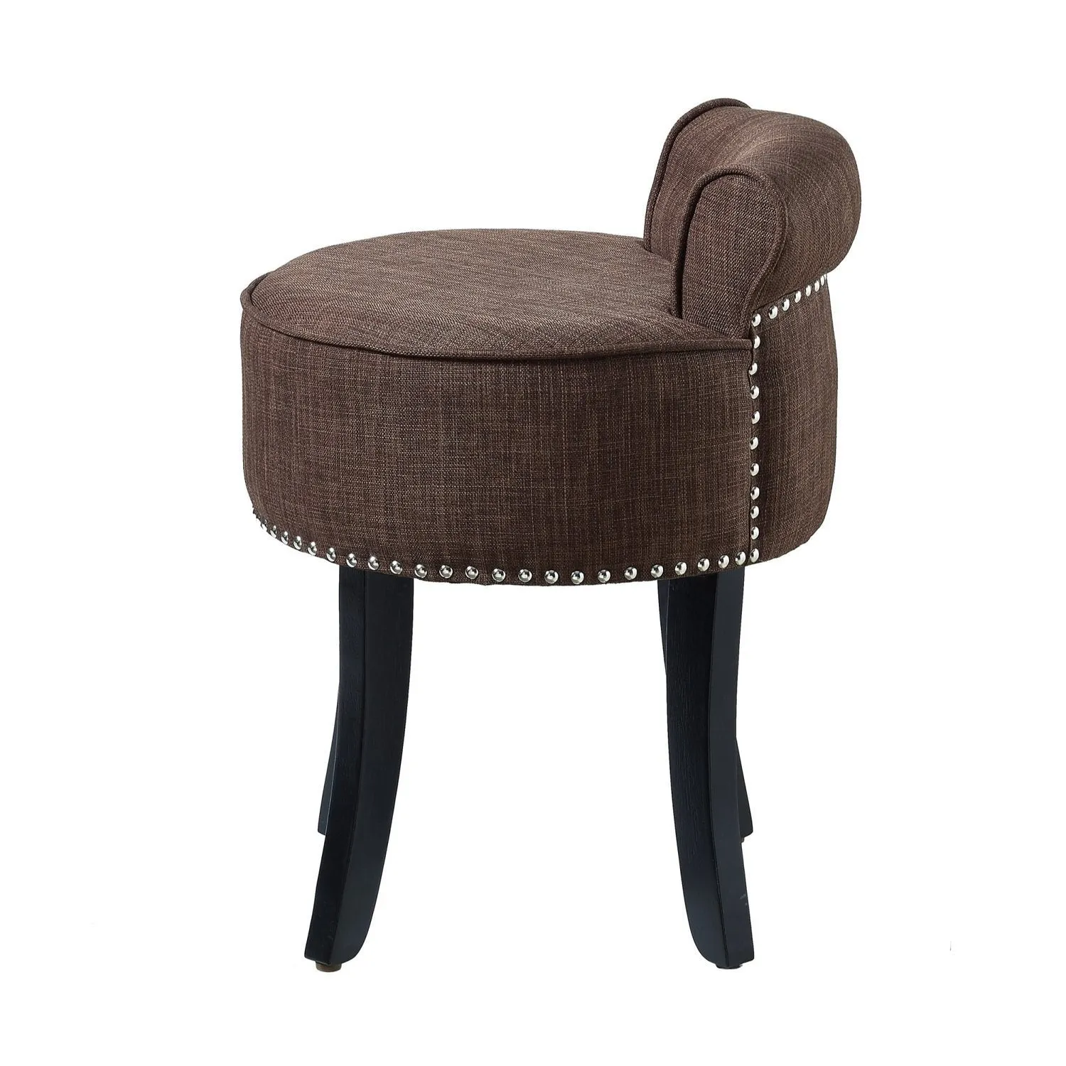 Taylor Linen Vanity Stool