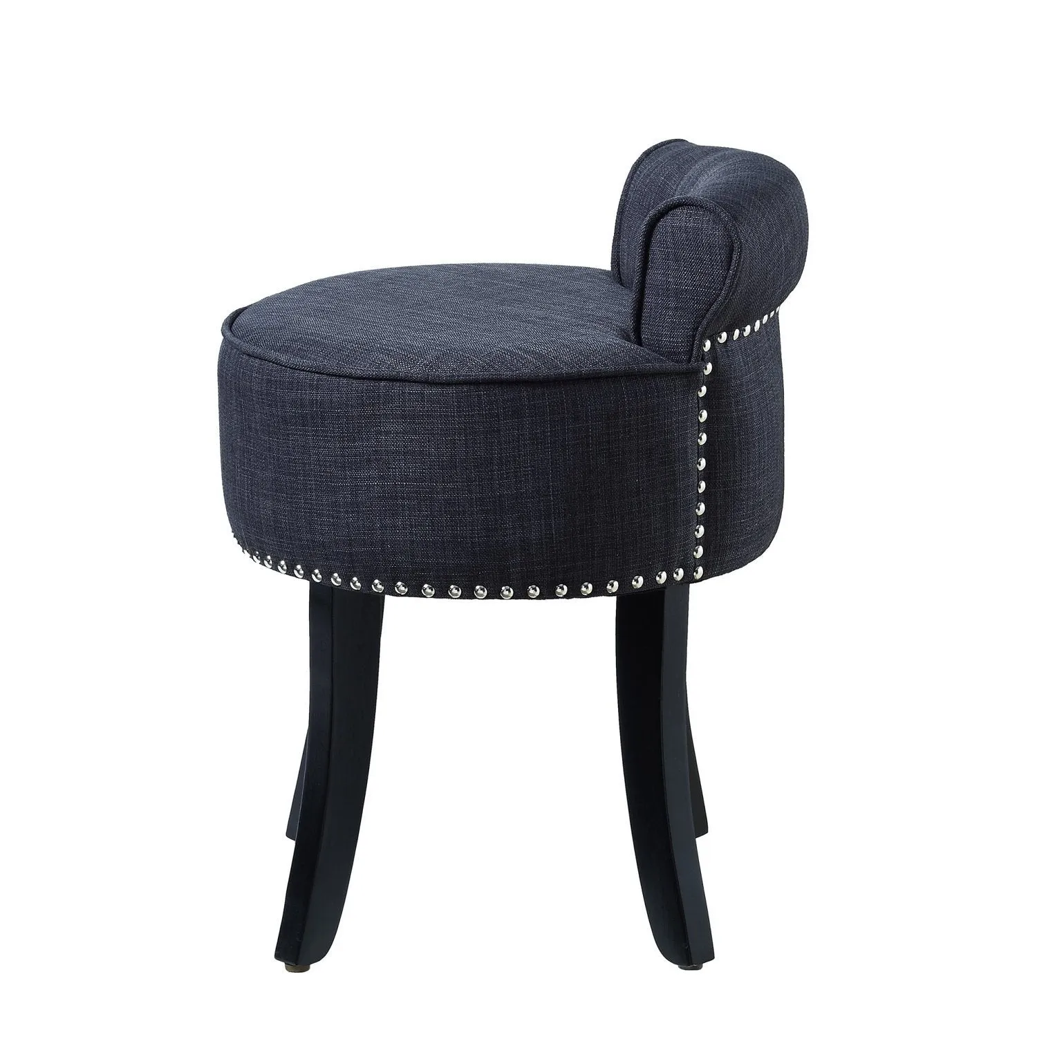 Taylor Linen Vanity Stool