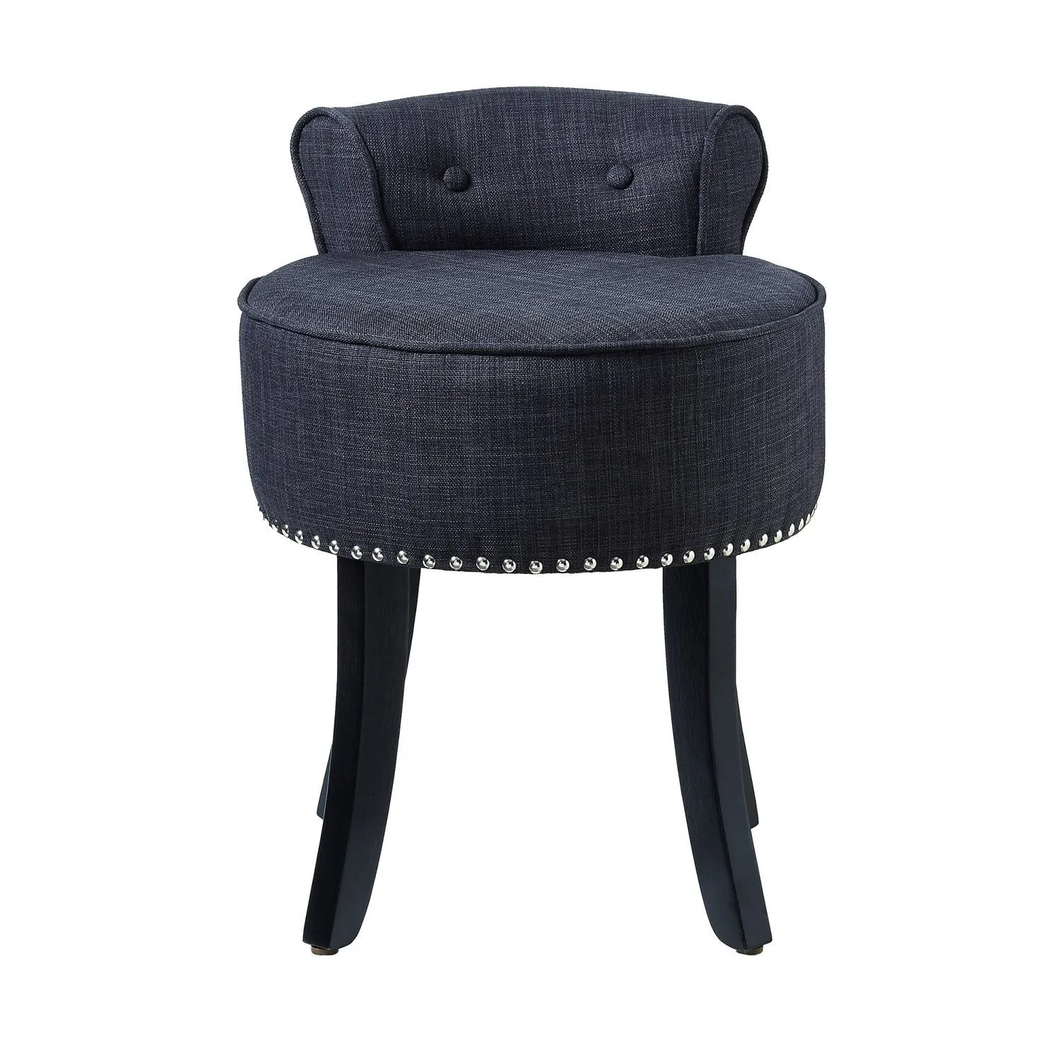 Taylor Linen Vanity Stool