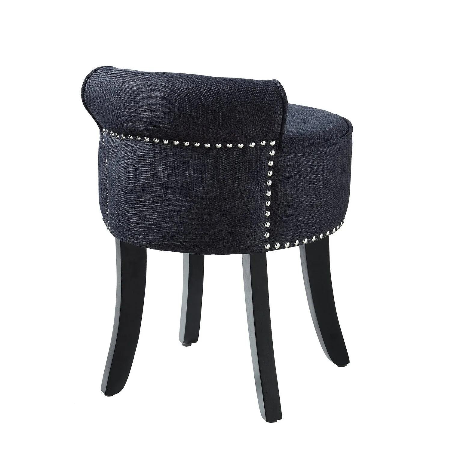 Taylor Linen Vanity Stool