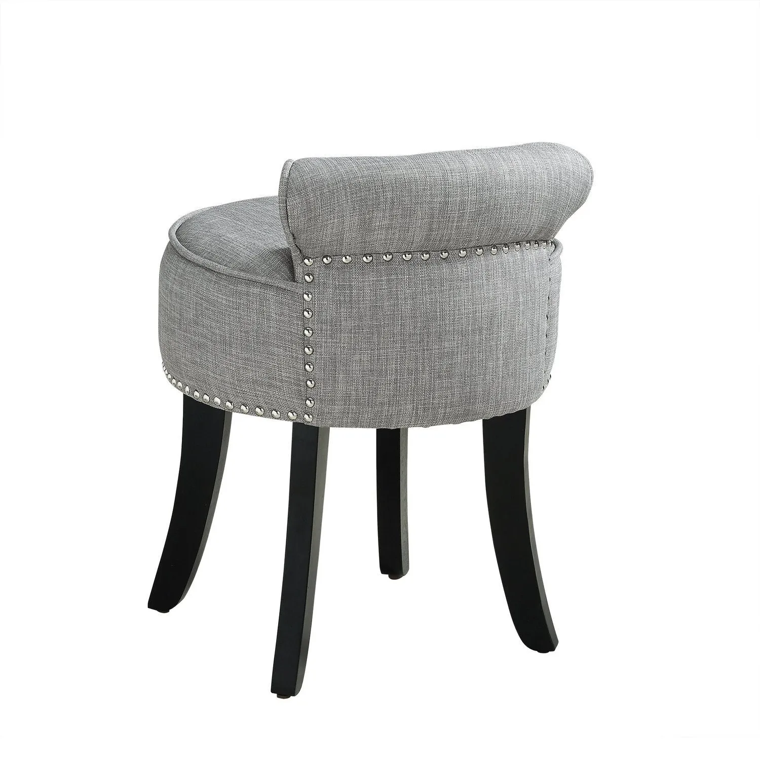 Taylor Linen Vanity Stool