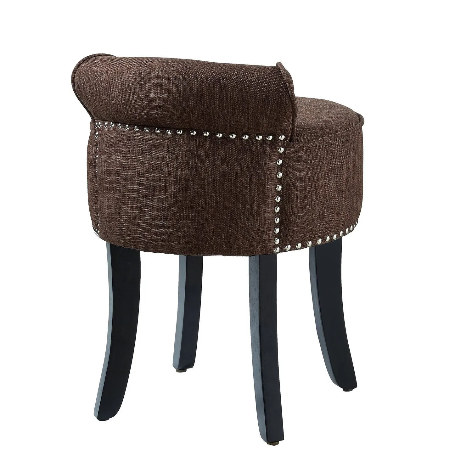 Taylor Linen Vanity Stool