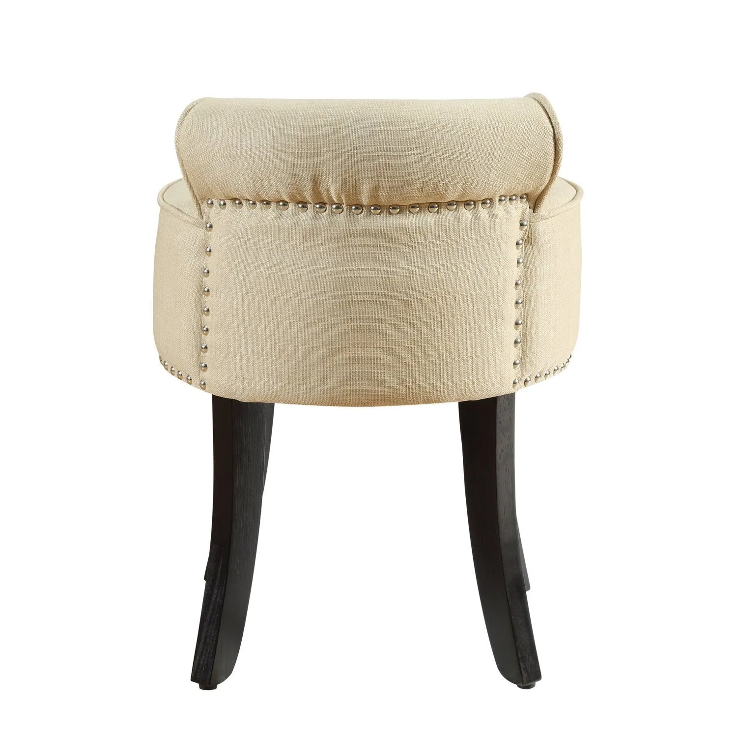 Taylor Linen Vanity Stool