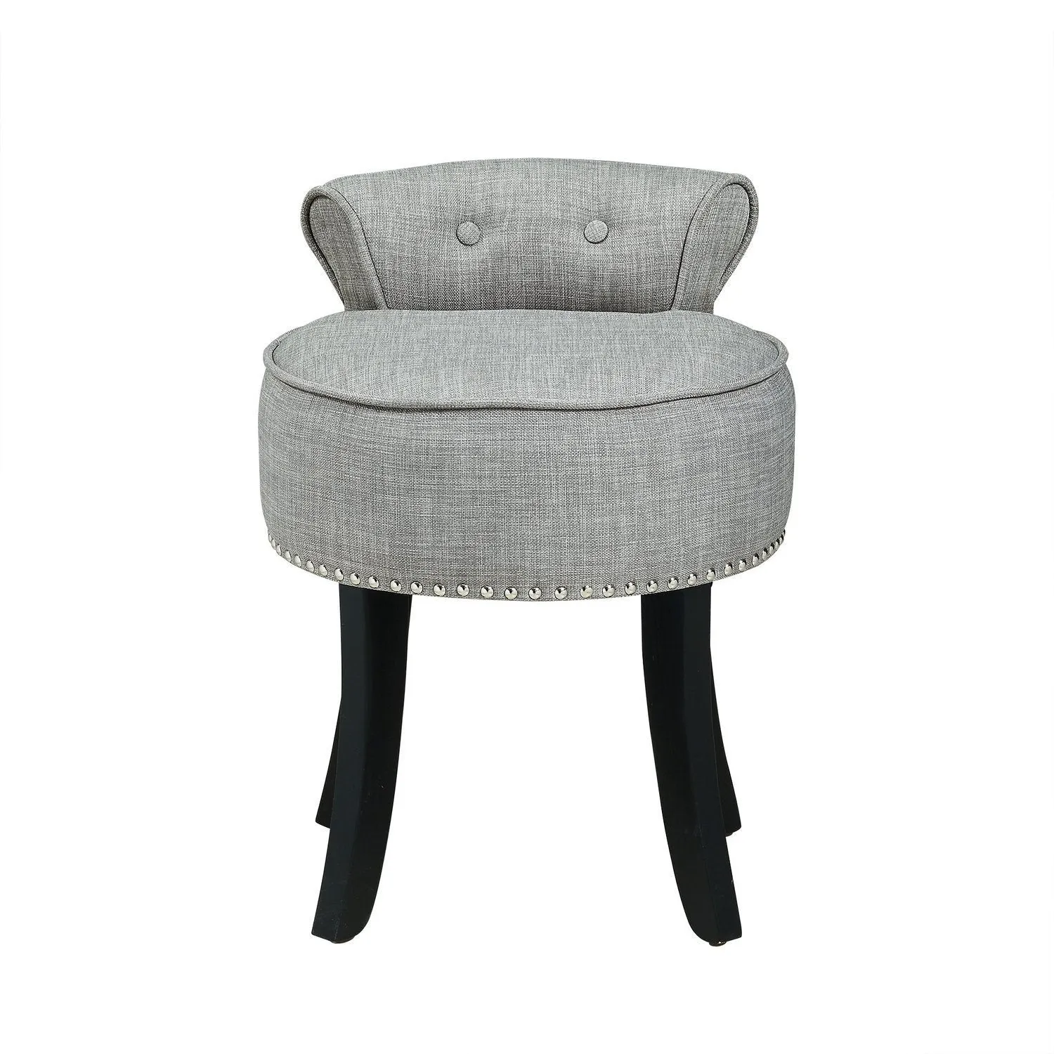 Taylor Linen Vanity Stool