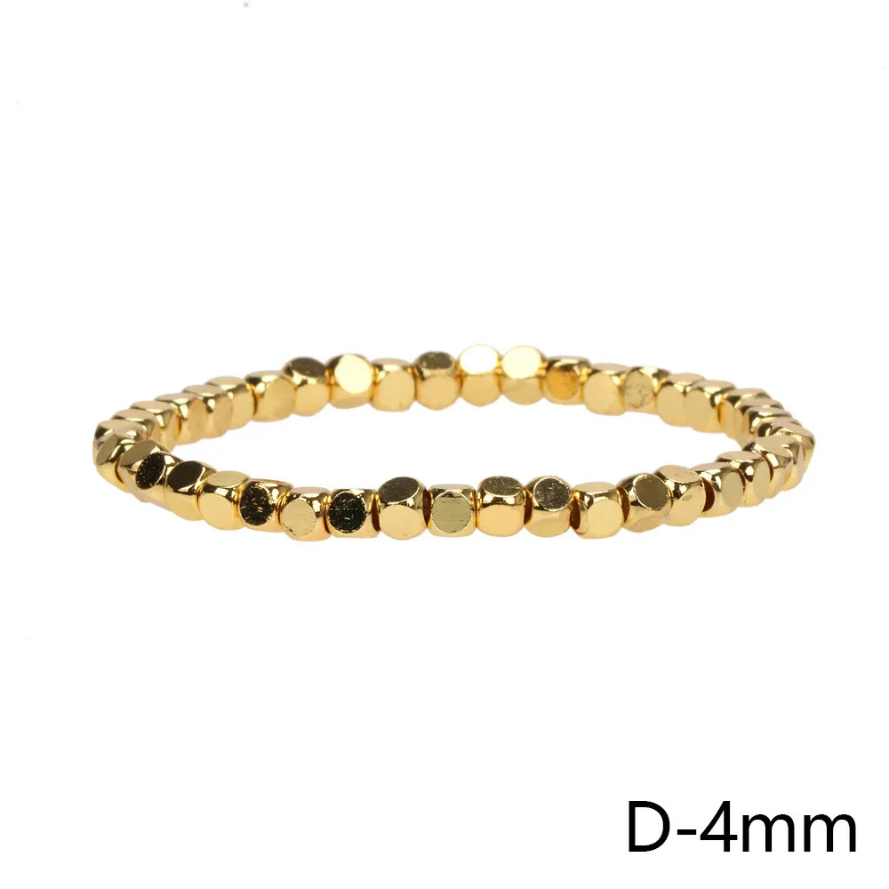 Textured Gold Beaded Bracelets