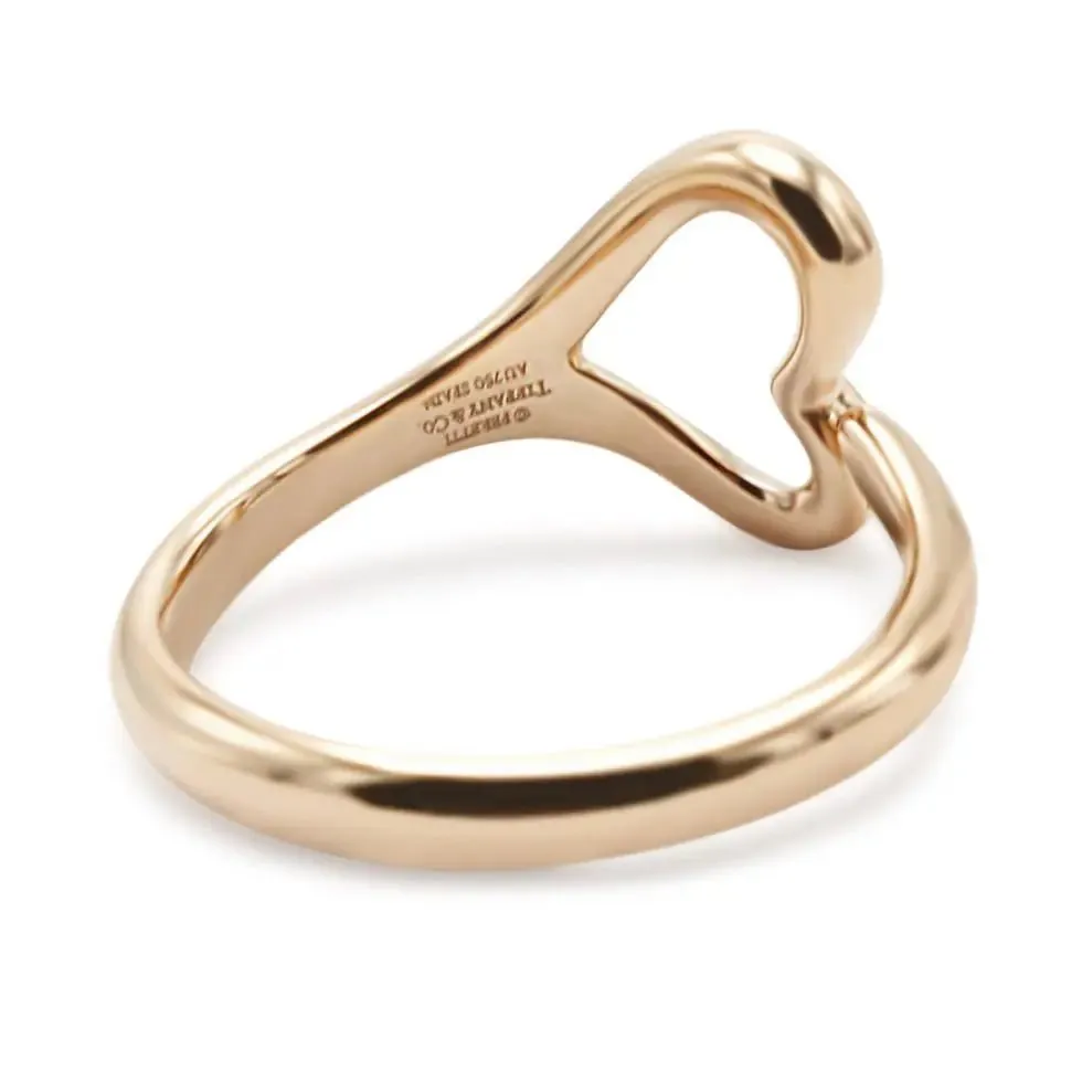 Tiffany & Co. Open Heart Ring by Elsa Peretti - 18ct Rose Gold