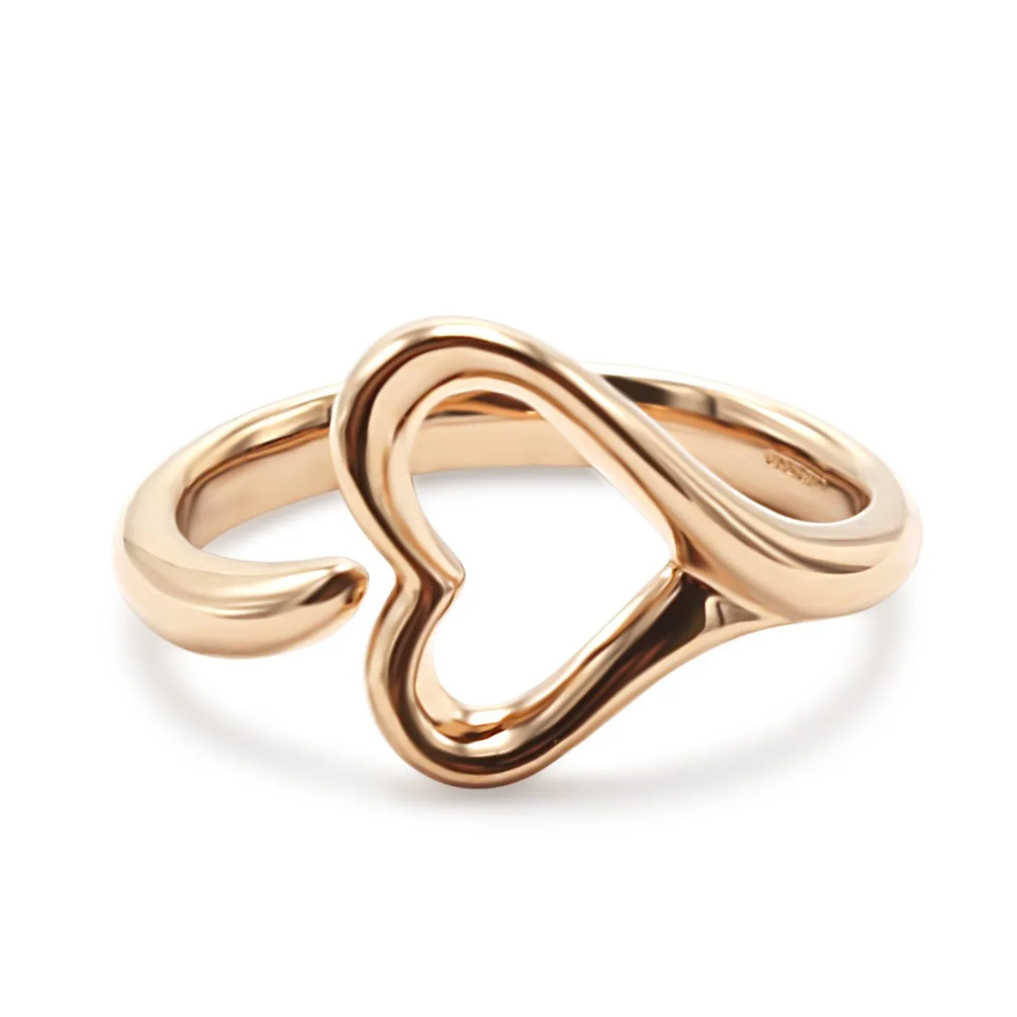 Tiffany & Co. Open Heart Ring by Elsa Peretti - 18ct Rose Gold