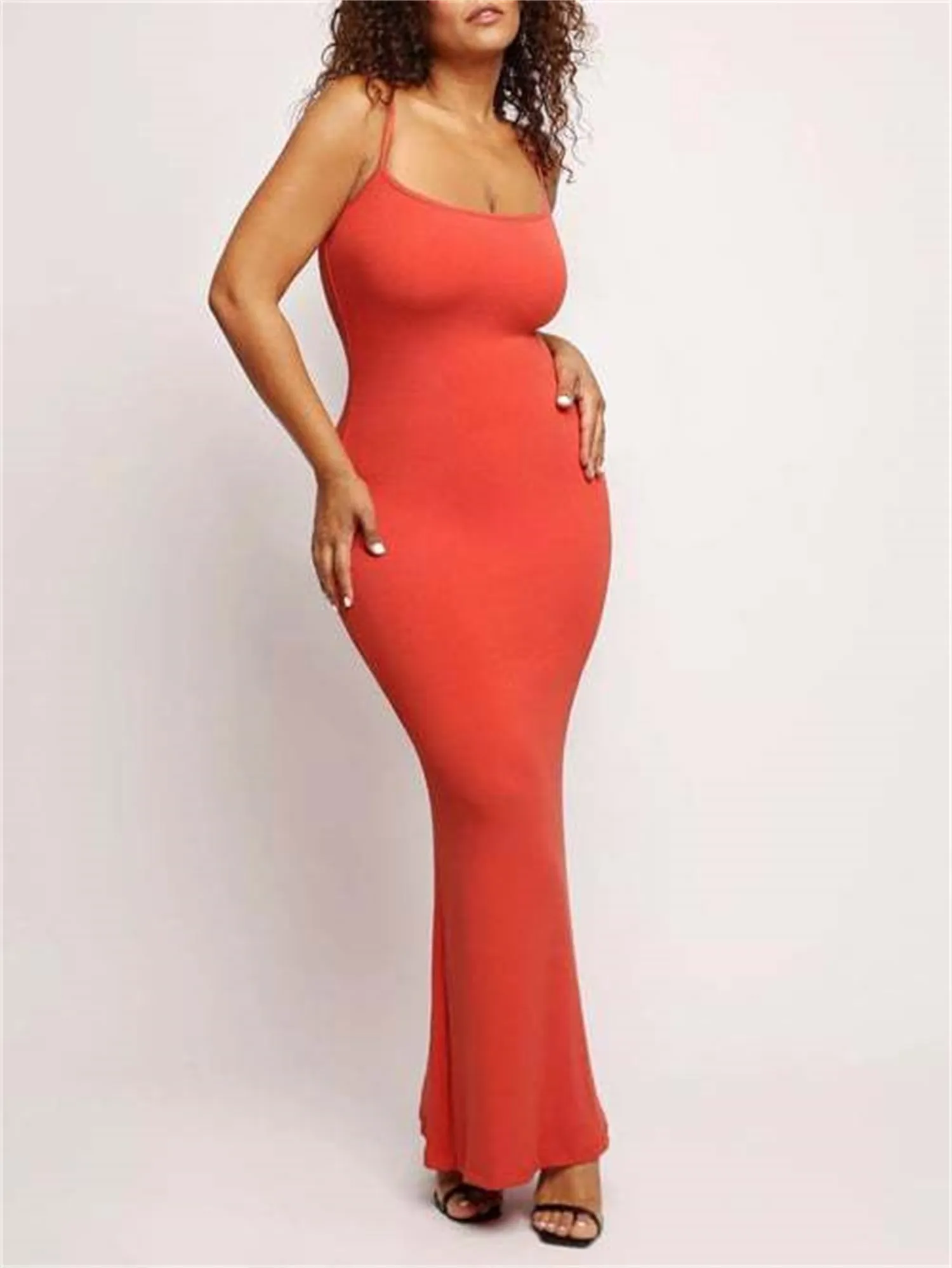 Trendy Women's Versatile Solid Color Dresses - High Waist, Stylish & Comfortable