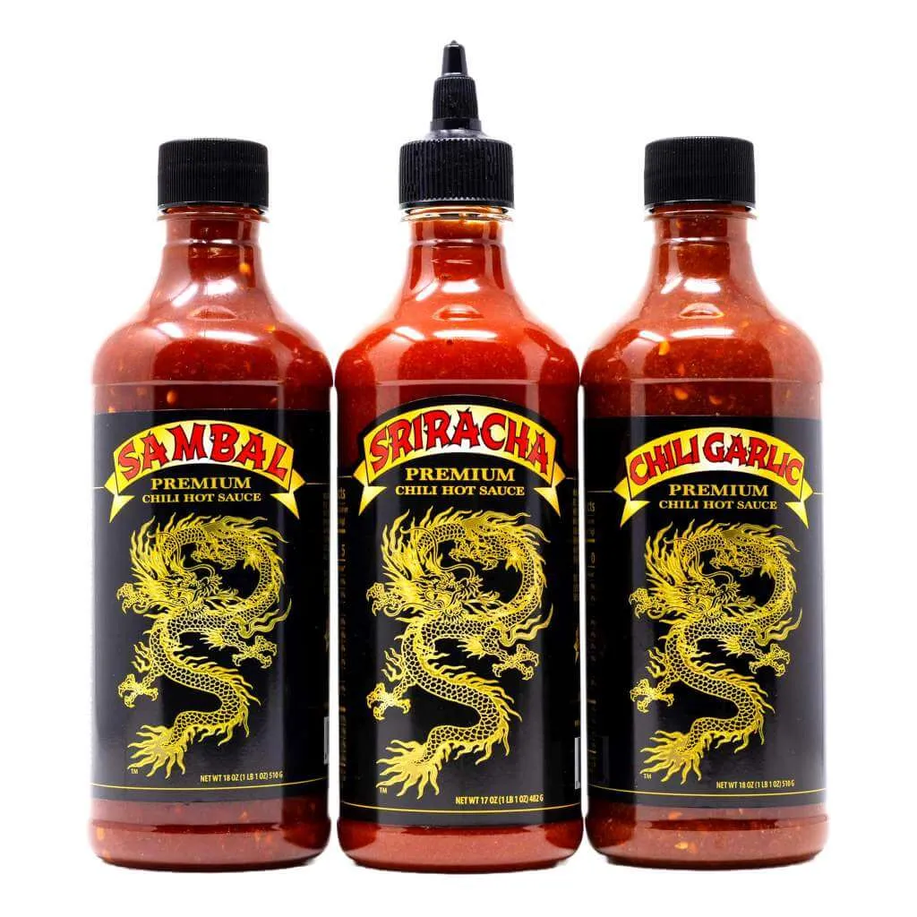 Underwood Ranches Dragon Hot Sauce 3 Pack